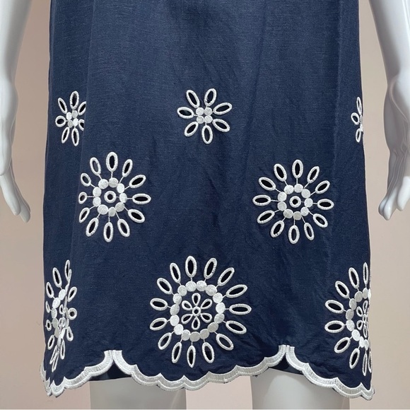 Jessica Howard Sleeveless Linen-blend Petite Dress size 12P - Picture 6 of 12